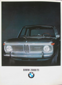 BMW 2000 TI Modelprogram 1969 Carbrochure (7850)